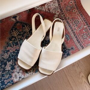 Zara Women's Elegant White Sandals